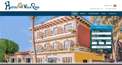Desktop Screenshot of hostalvillarosa.com